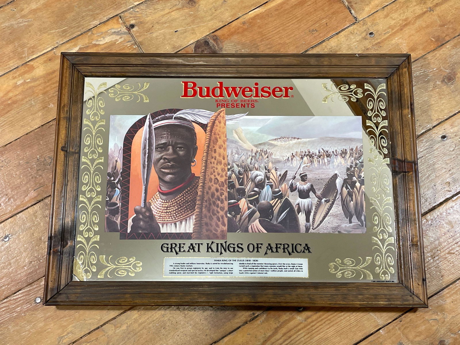 Great Kings of Africa Budweiser Beer Sign (1 of 4)