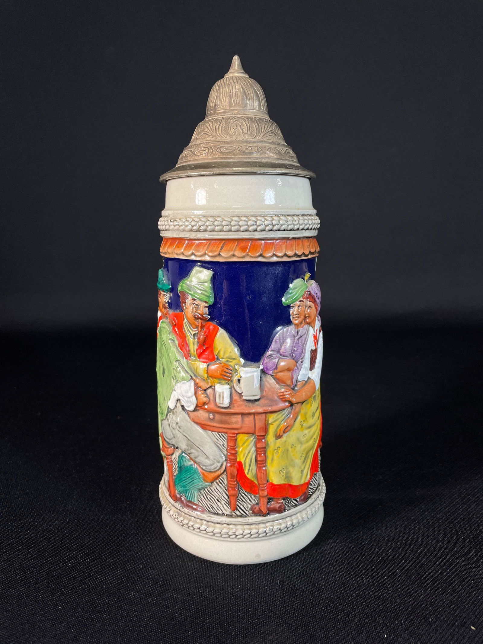 Gerz Beer Stein Made in Germany W/ Pewter Lid 10" Tall (1 of 5)