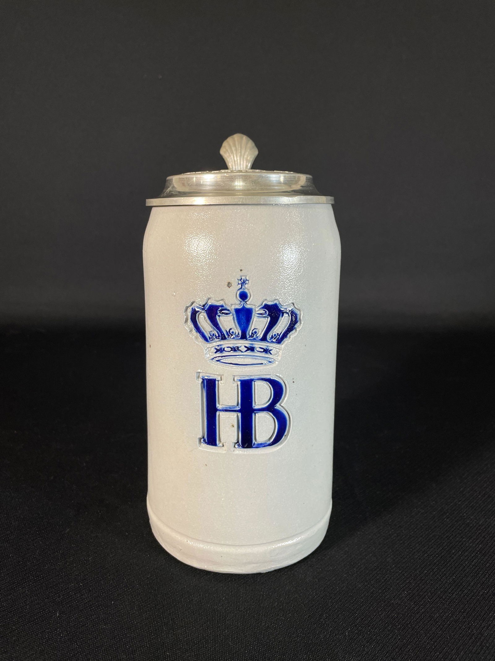 HB Stoneware Beer Stein 8" Tall (1 of 7)