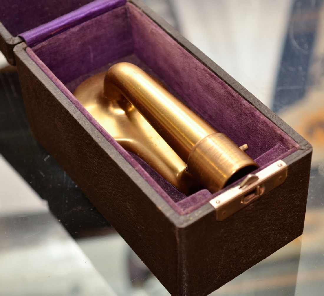 EDISON DIAMOND DISC ARM & REPRODUCER, GILT, IN EDI: EDISON DIAMOND DISC ARM & REPRODUCER, GILT, IN EDISON BOX