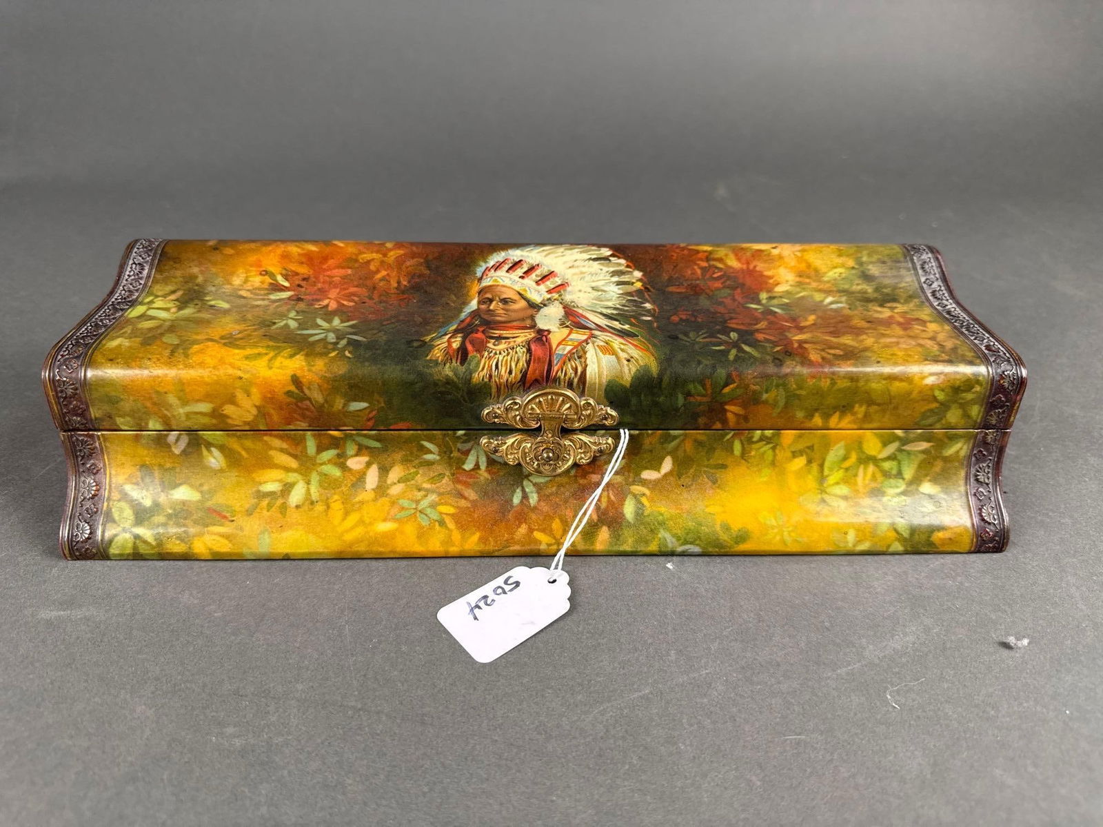 Native American Victorian Glove Box (1 of 3)
