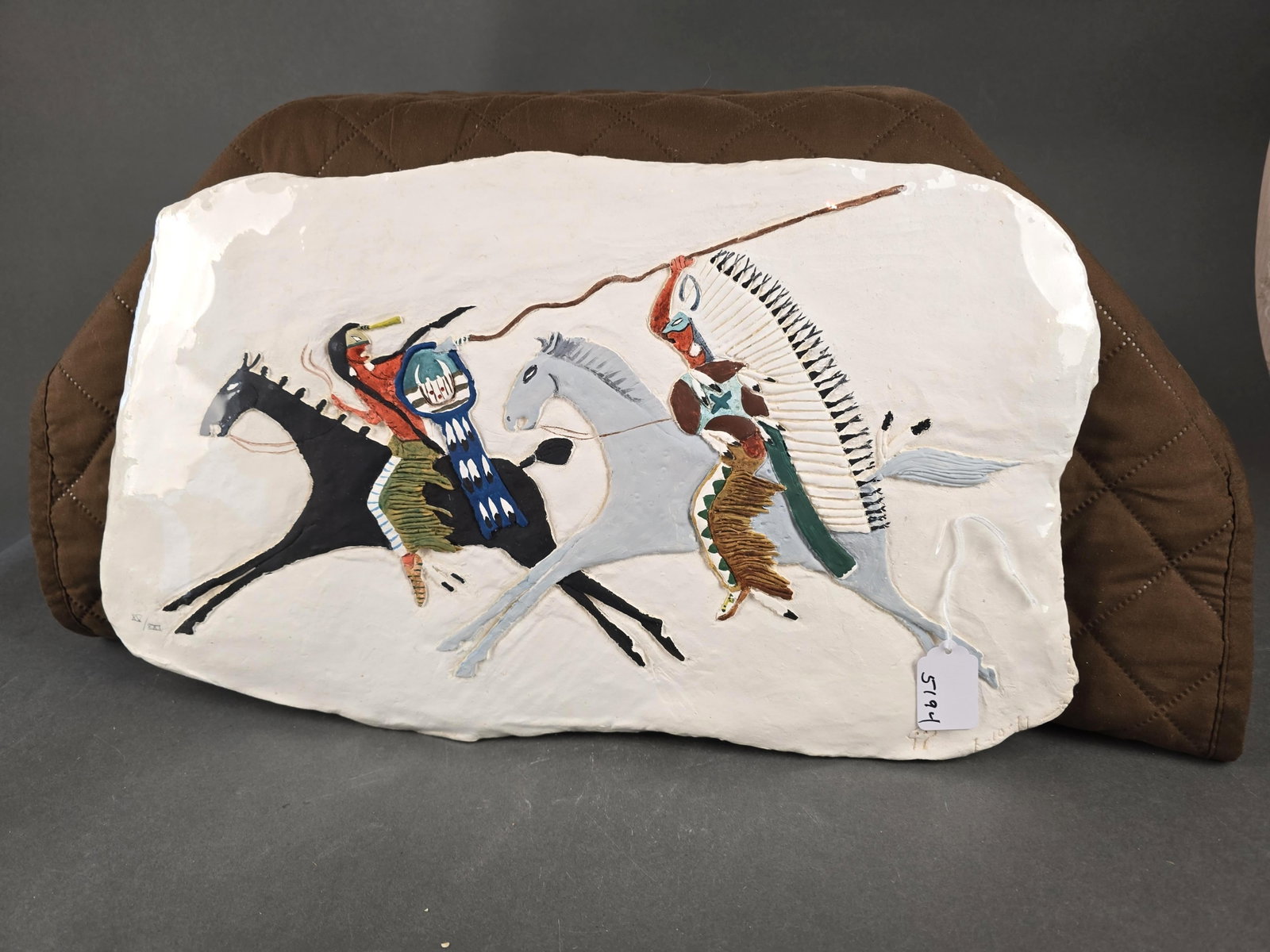 Paper sculpture by Glen La Fontaine, Portland 1977: 19" x 11" Low Estimate: 50.00 High Estimate: 100.00
