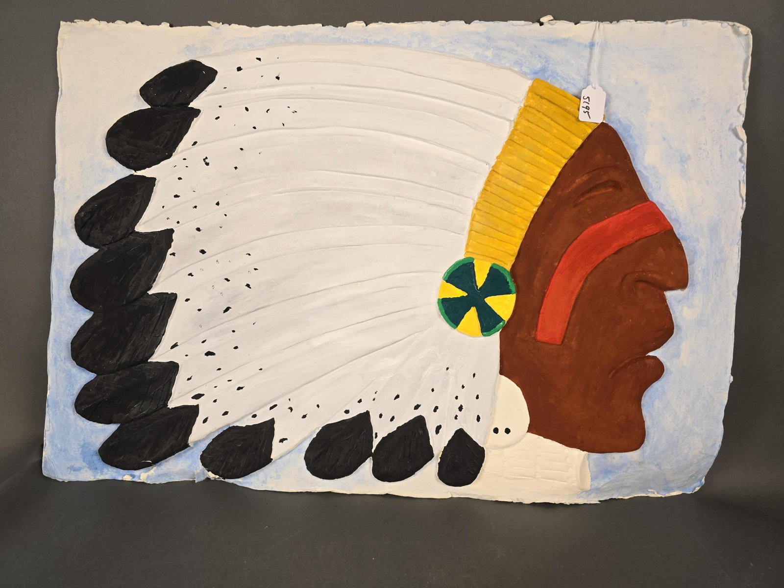 Paper sculpture by Glen La Fontaine, Portland 80s: 31" x 22" Low Estimate: 50.00 High Estimate: 100.00