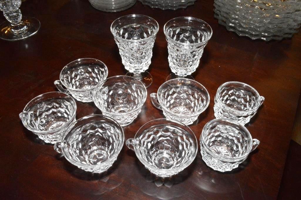 American Fostoria Glassware, (10) Pieces Oct 04, 2014 Macon