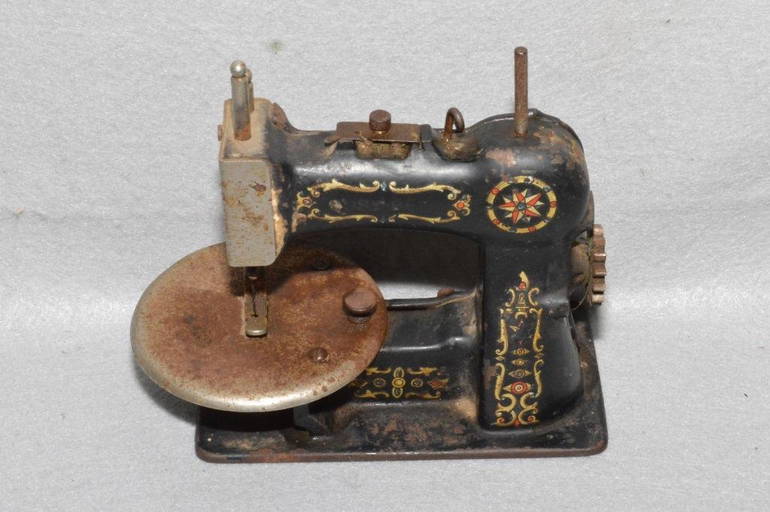 Antique Busy Bee Toy Sewing Machine