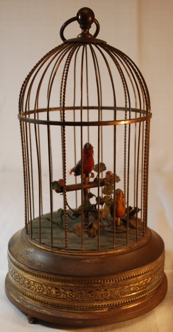 c1940s German Automaton Bird Cage (1 of 4)