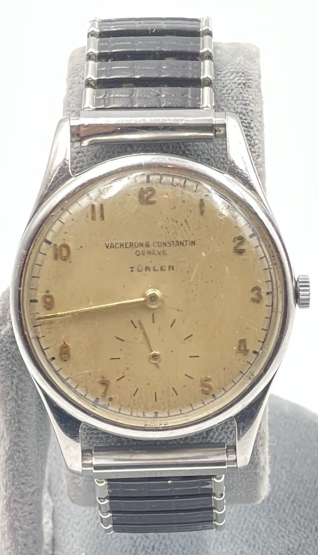Mens Vacheron & Constantin Turler Stainless Steel Wristwatch (1 of 4)