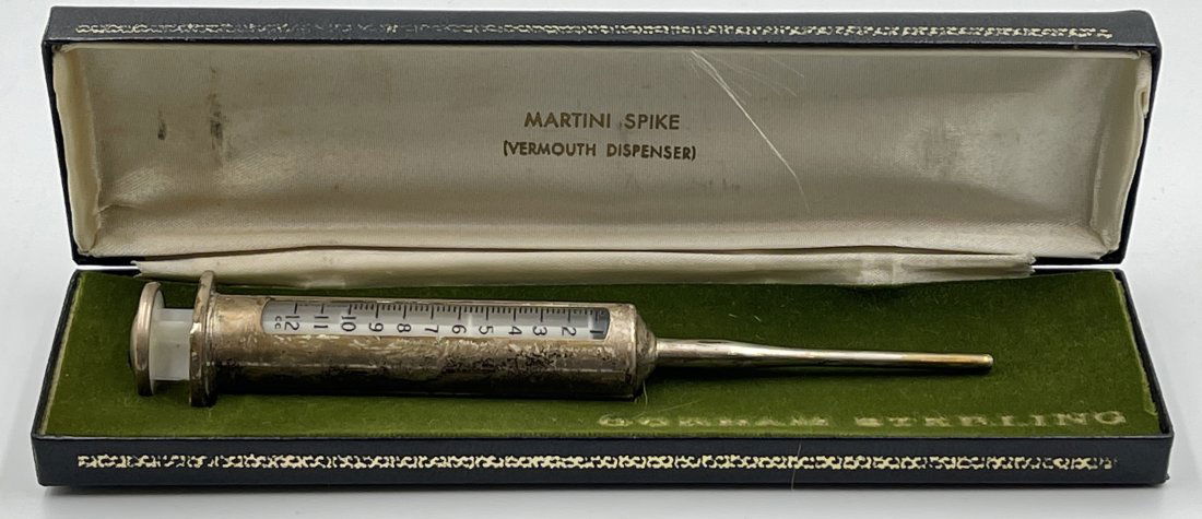 Sterling Silver Martini Spike Vermouth Dispenser (1 of 2)
