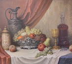 John (Jeno) Friedlinger Still Life O/C Painting