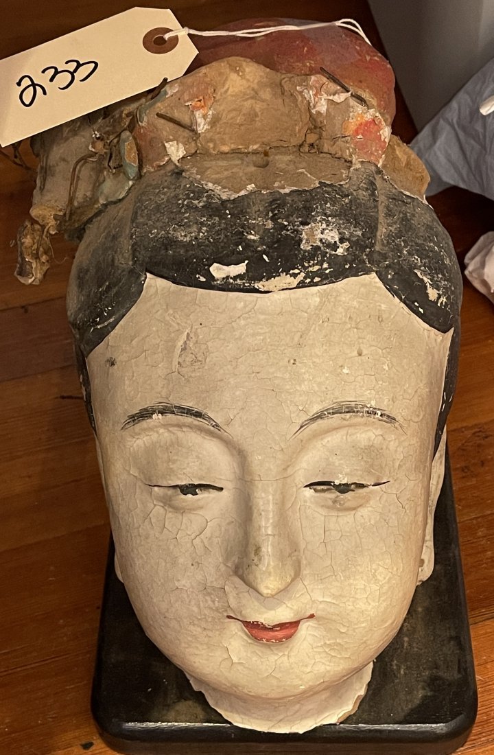 Terracotta Figural Chinese Roof Tiles: Pieces broken off, please see photos. Measaure 14" x 8".