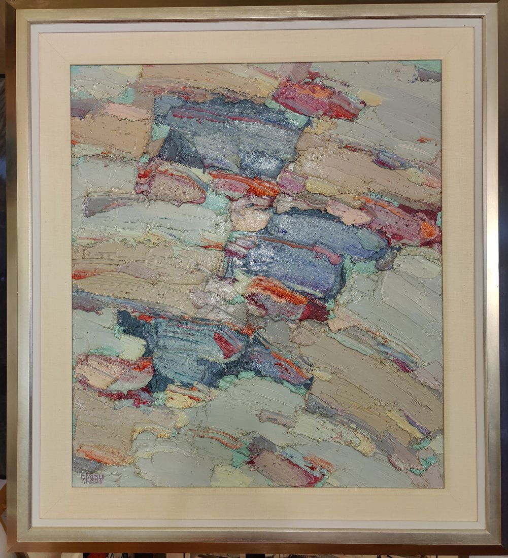 Jim Rabby Abstract Painting One Mans Gaggle is Another Mans Flock (1 of 5)