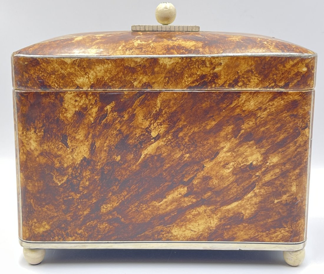 Faux Tortoise Shell Tea Caddy Maitland-Smith? (1 of 6)