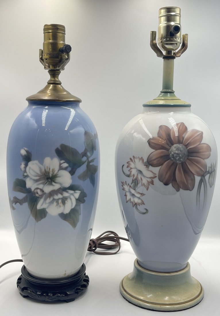 Lot of 2 Royal Copenhagen Lamps (1 of 4)