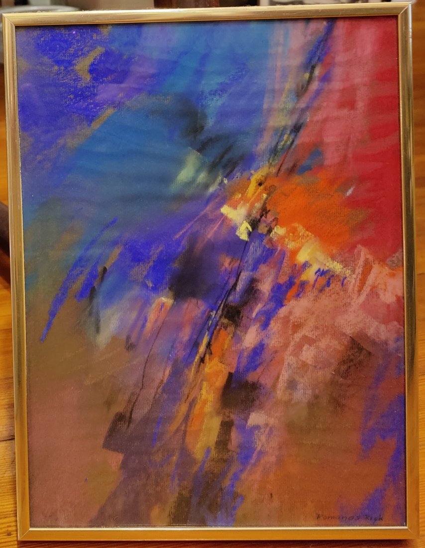 Ramanos Rizk Modern Abstract Pastel One With The Tao #218 (1 of 4)