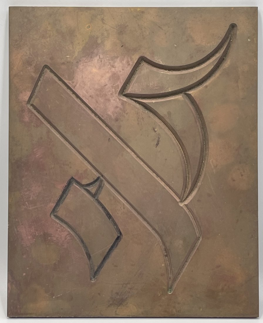 Tony Rosenthal Bronze Incised Plaque (1 of 3)