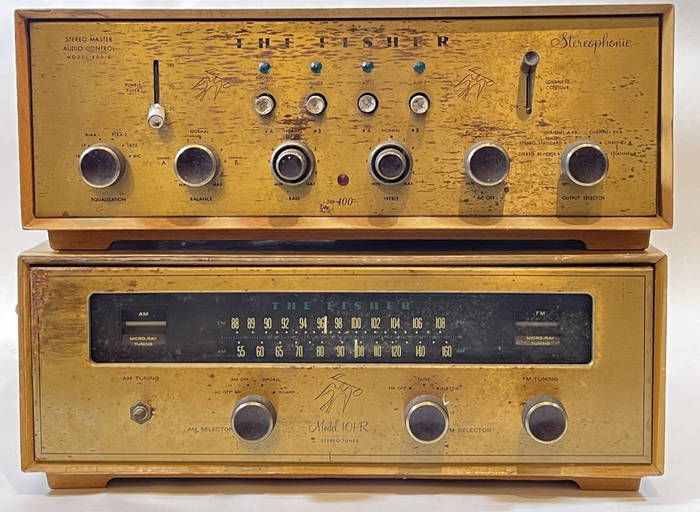 Lot Of Fisher Preamplifier Stereo Tuner