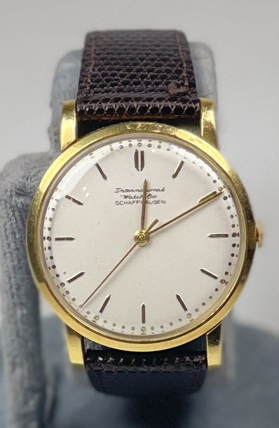 IWC 18k Yellow Gold Mechanical Men's Wristwatch (1 of 5)