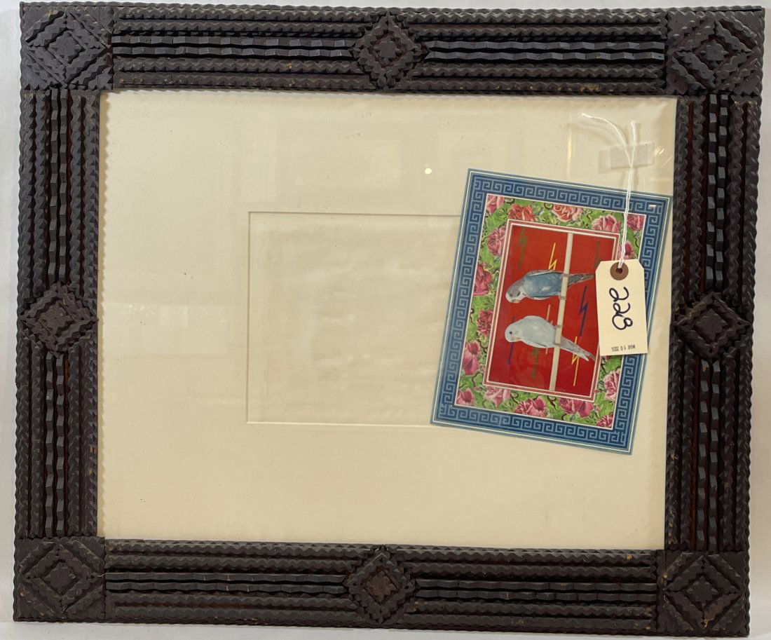 Antique Tramp Art Frame (1 of 3)