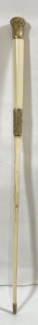 19th Century Gold & Organic Swagger / Pointer Stick (1 of 4)
