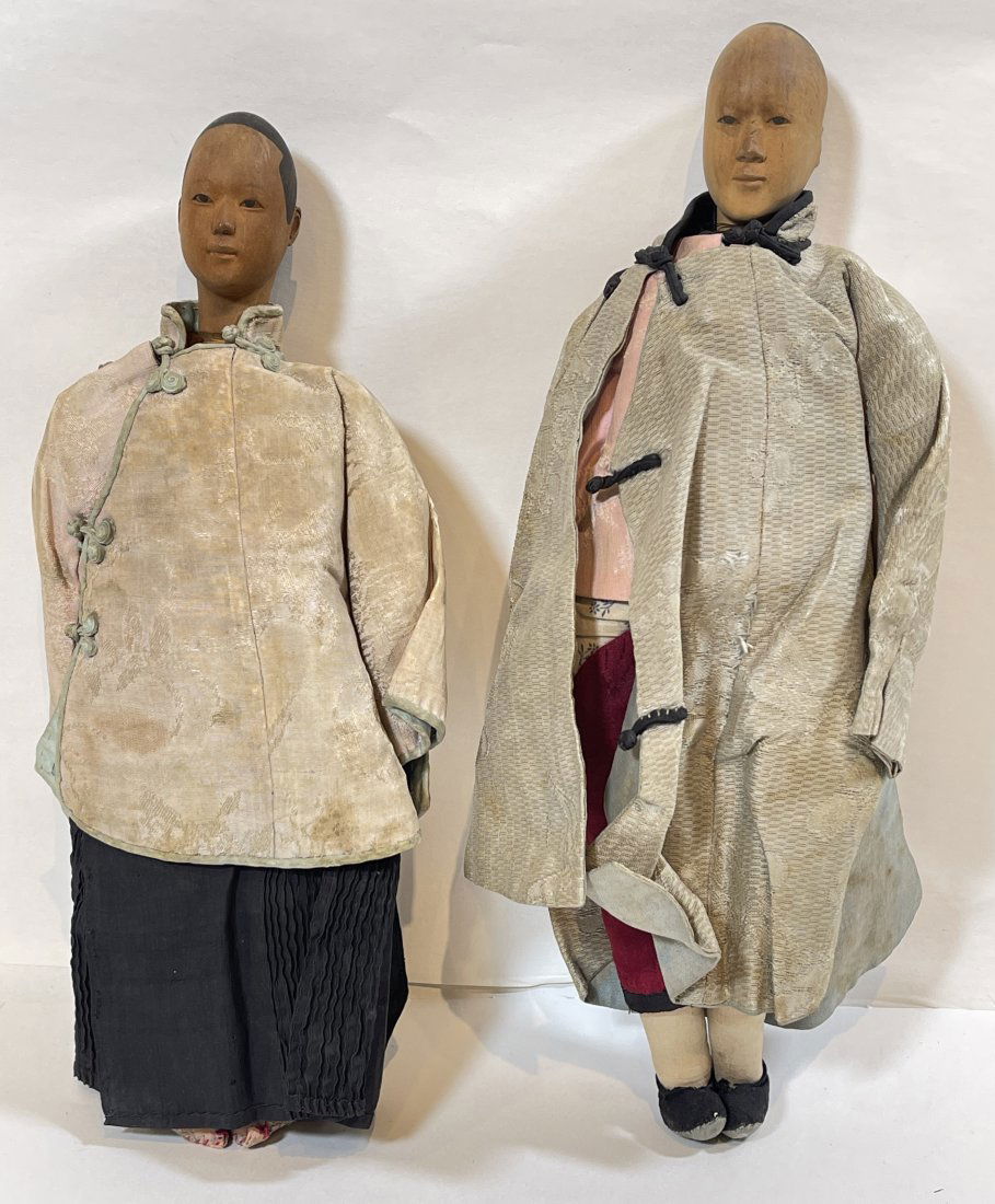 Pair of Chinese Door of Hope Mission Dolls (1 of 3)