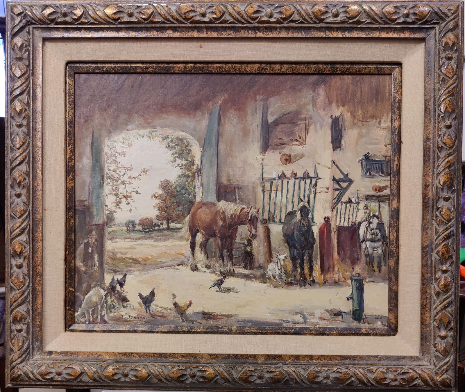 Frederick William Becker O/C Titled The Barn (1 of 4)