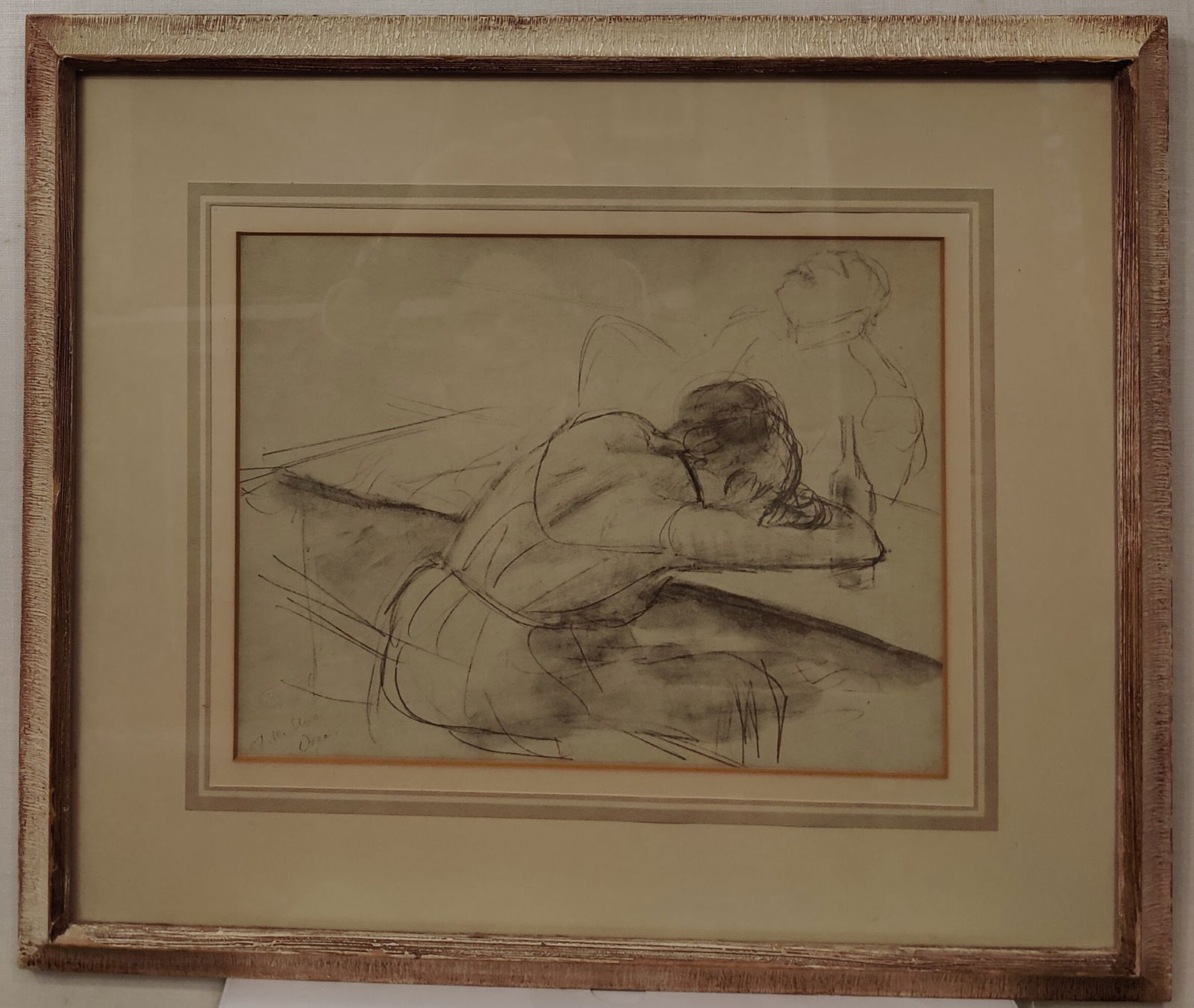 Edgar Degas Brothel Scene Lithograph c. Late 19th c. (1 of 5)