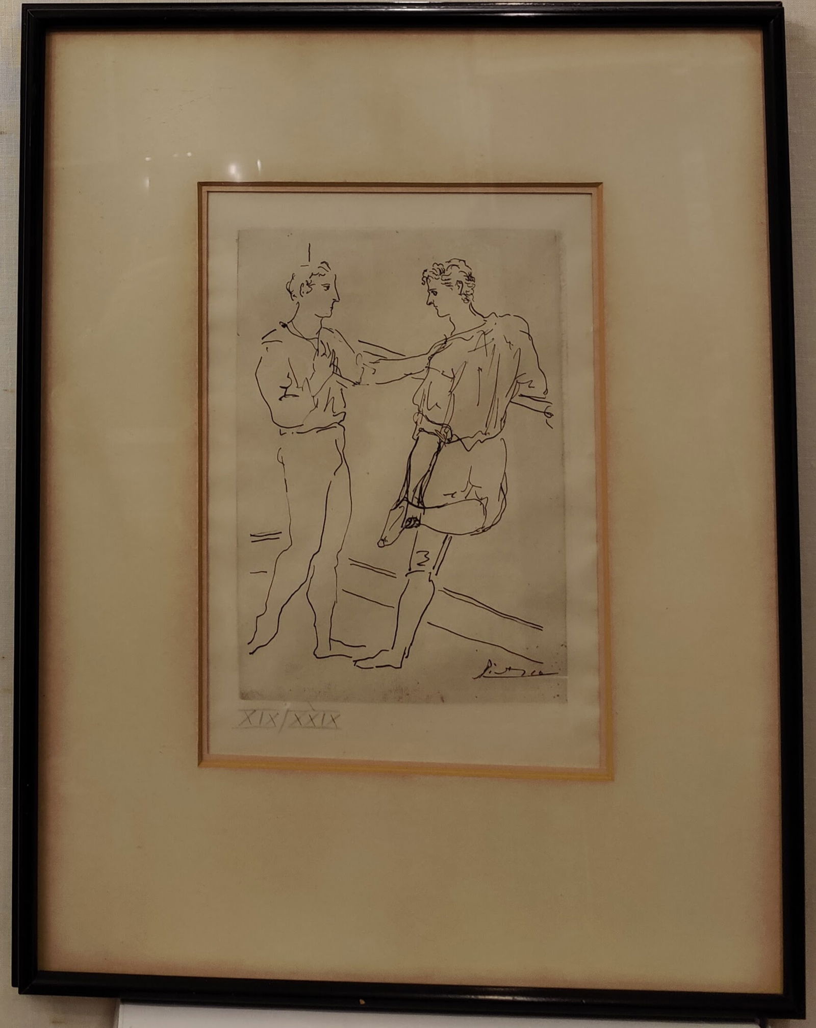 After Pablo Picasso Engraving from Grace Et Movement Series (1 of 5)