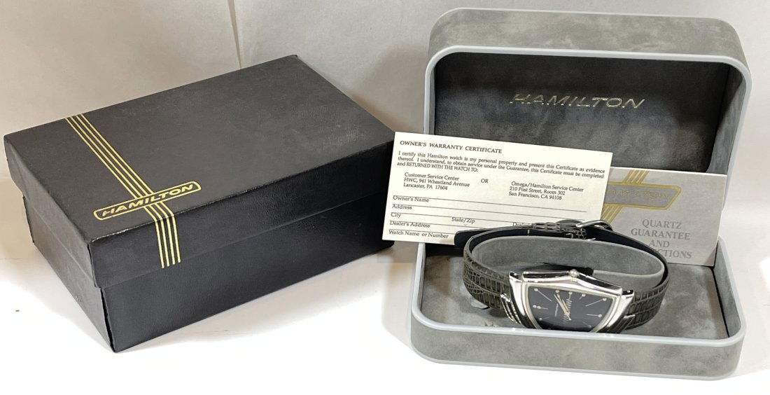 Mid Century Hamilton Ventura Electric Wristwatch (1 of 3)