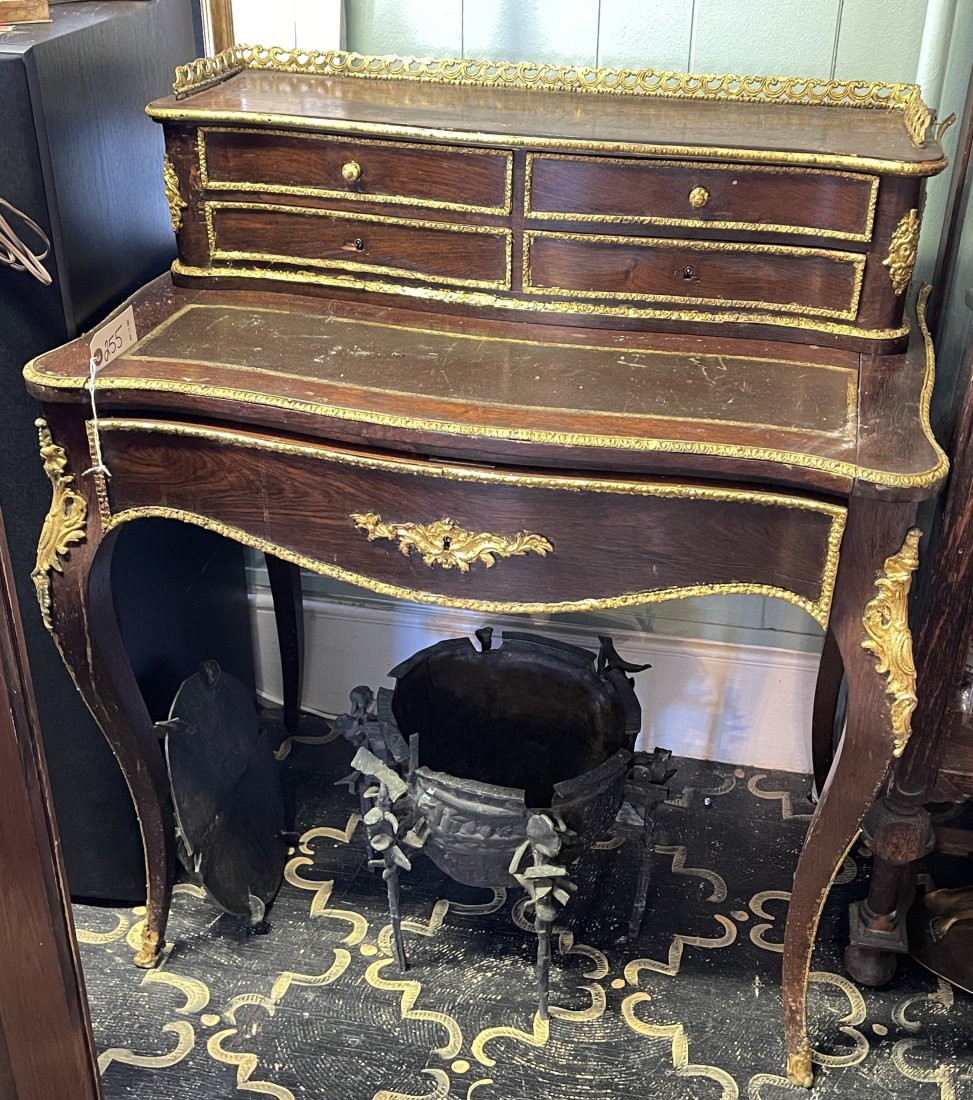 French Bronze Mounted Ladies Writing Desk (1 of 4)