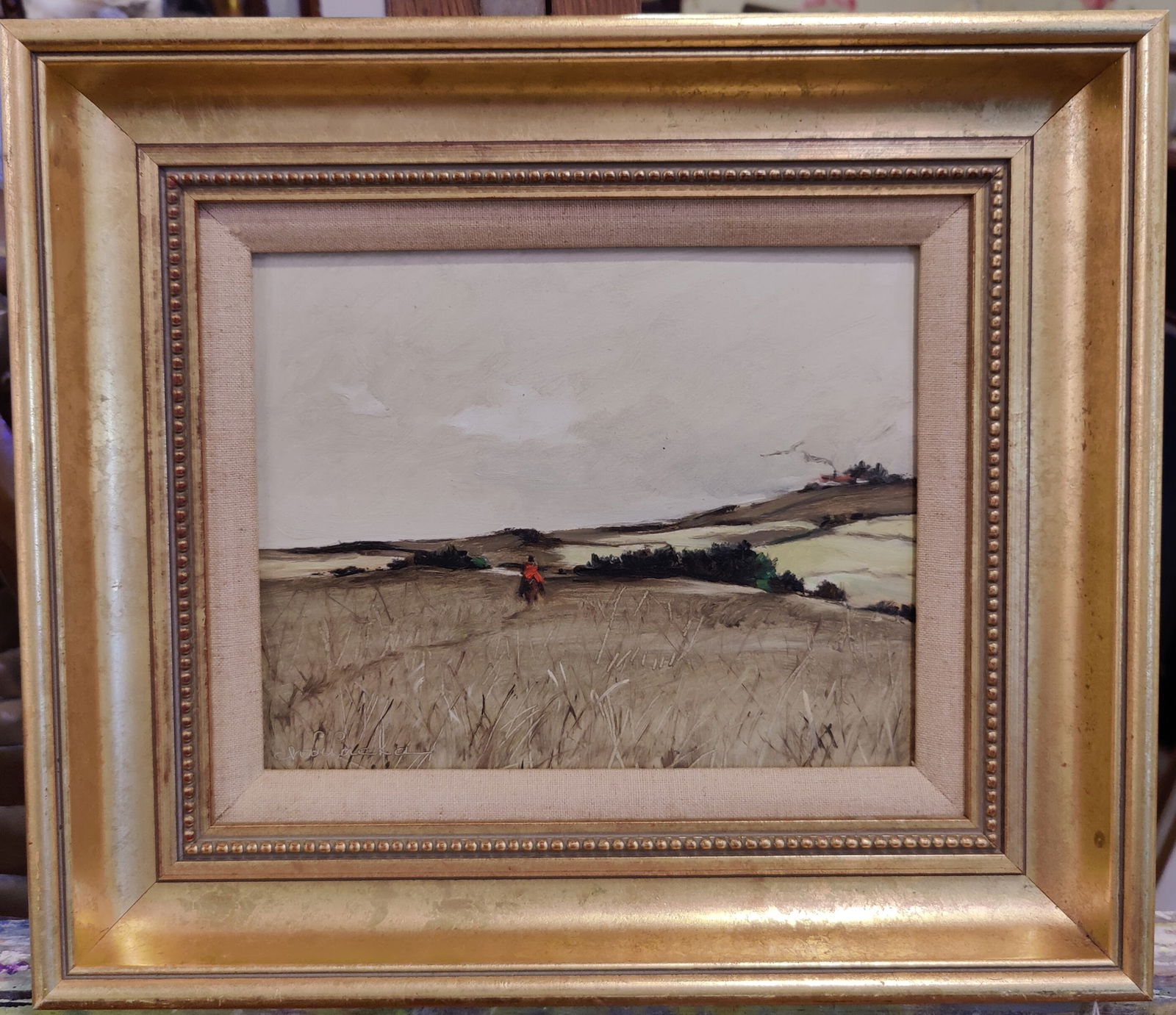 Ernest Chiriaka Landscape Riding Home w/ Horse and Rider (1 of 5)