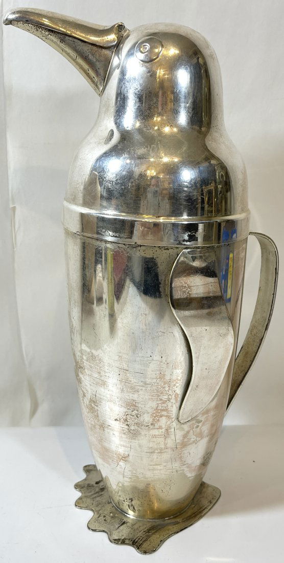 Napier Silver Plated Penguin Cocktail Shaker 1936 (1 of 8)