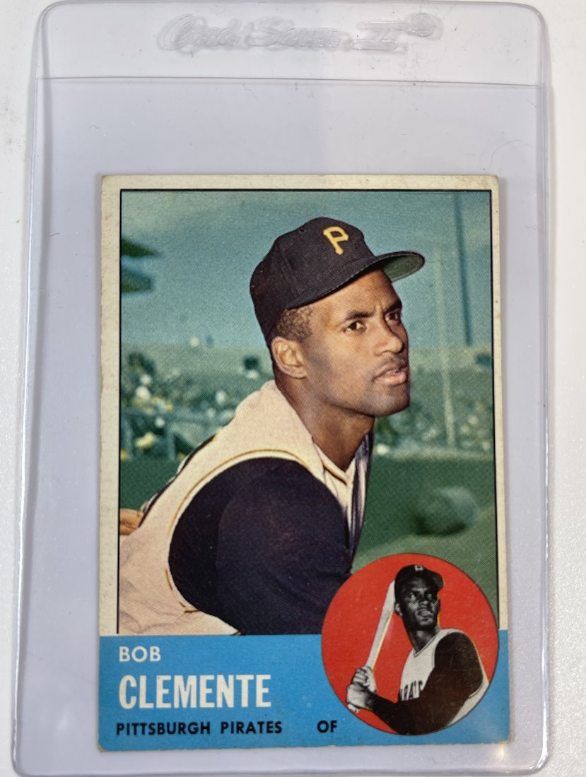 1963 Topps Bob Clemente Card (1 of 3)