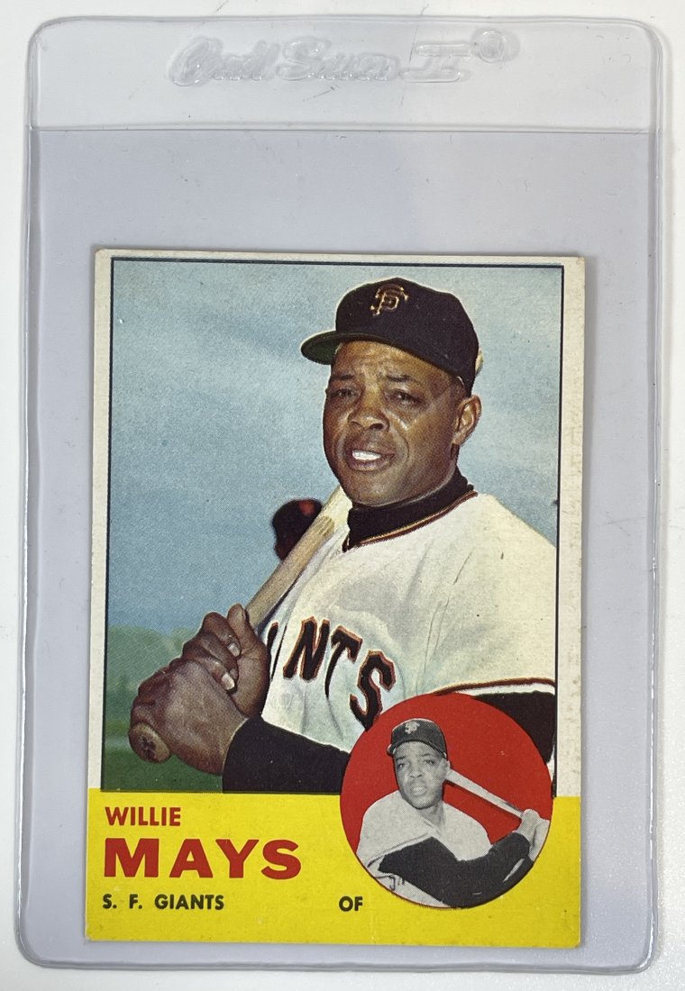 1963 Topps Willie Mays Card (1 of 3)
