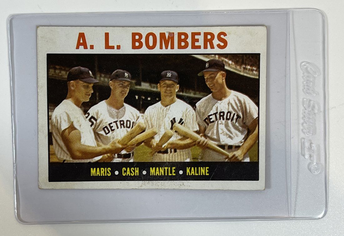 1964 Topps A.L Bombers Card w/ Mickey Mantle (1 of 3)