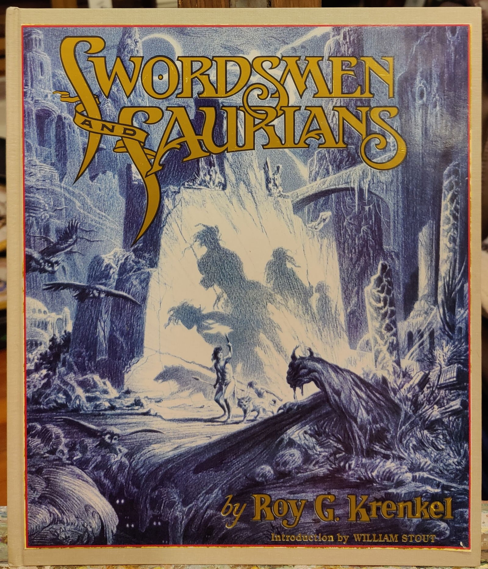 Roy Krenkel Ex Libris Book w/ Drawings Swordsmen Saurians (1 of 12)