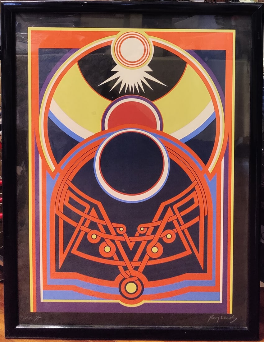 Paul Reynard Colorful Abstract Serigraph 1st State L/E (1 of 4)