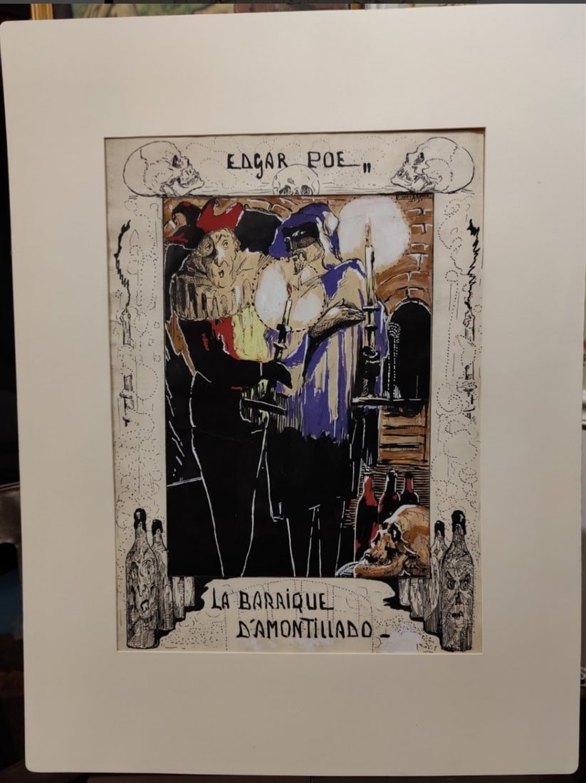 Pierre Abadie Illustration Edgar Poe La Barrique D'Amontillado (1 of 6)