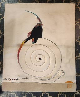 Burt Groedel Designed Tapestry or Rug for Edward Fields Burt Groedel Designed Tapestry or Rug for Edward Fields