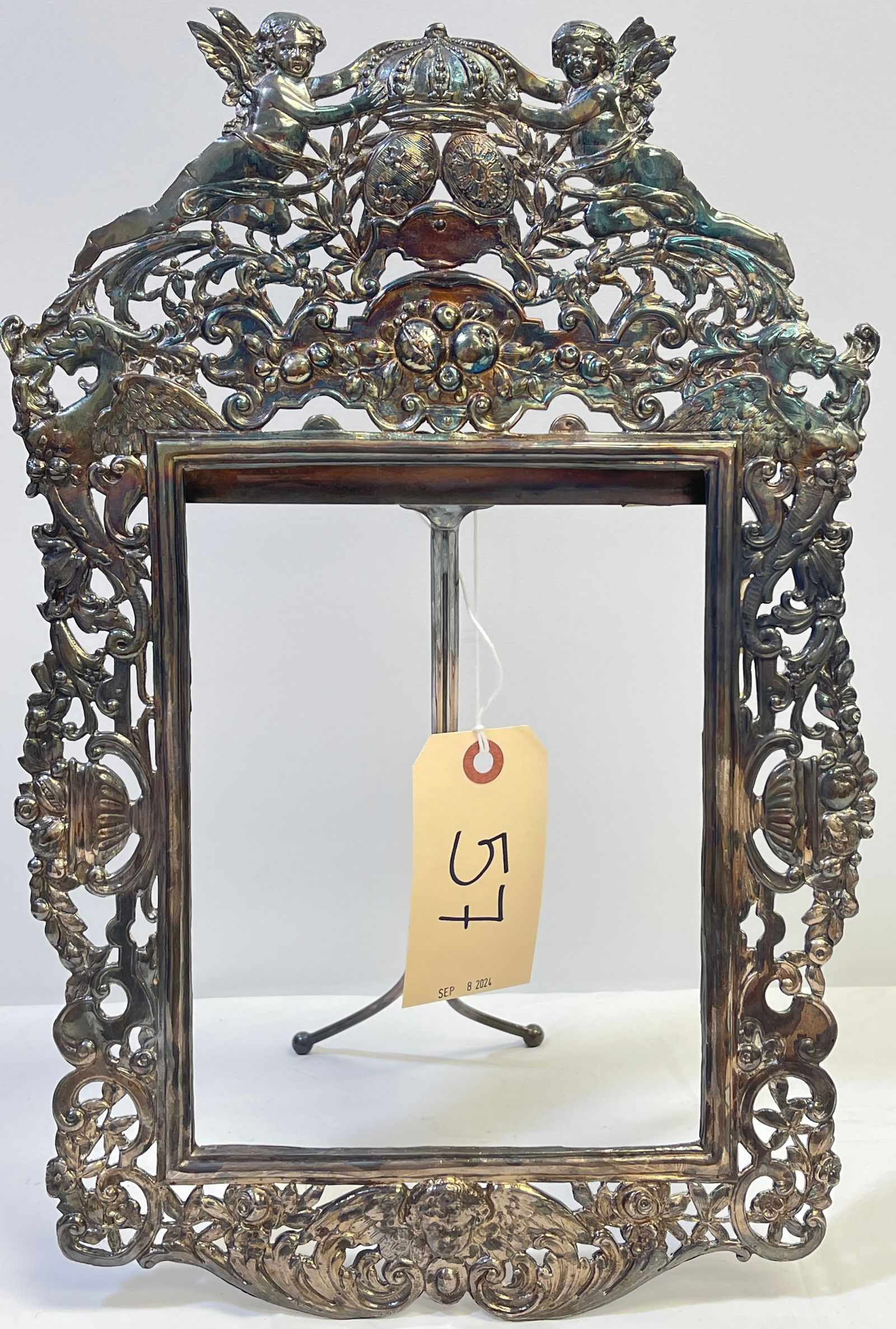 Continental Sterling SIlver Figural Photo Frame (1 of 6)