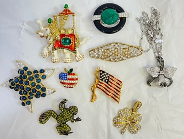Costume Jewelry Tray Lot