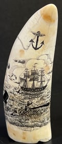 Antique Sailor Nautical Scrimshaw