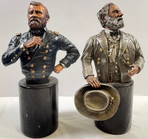 Lot of 2 Whilly Whitten Legends Bronze Sculptures