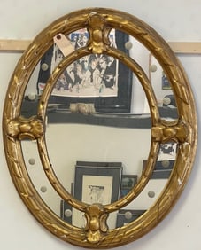 Grand Baroque Oval Mirror