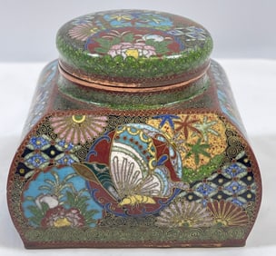 Asian Cloisonne Inkwell