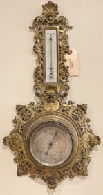 T.S. & J.D. Negus Thermometer and Barometer Weather Station