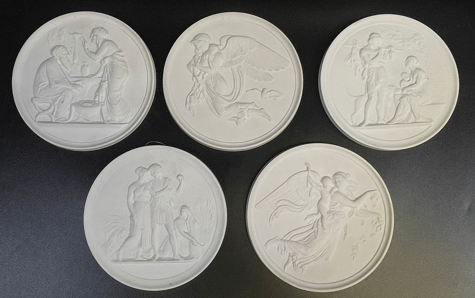 Lot of 5 Royal Copenhagen Plaques (1 of 3)