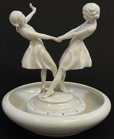 Vintage Hutschenreuther Figural Flower Frog