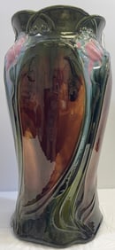 Italian Majolica Polychrome Glazed Art Pottery Umbrella Stand