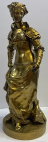 Alfonse Lippmann (French, d. after 1875) Bronze French Maiden