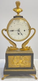 Viennese Ormolu Mantel Clock by Anton Rettich